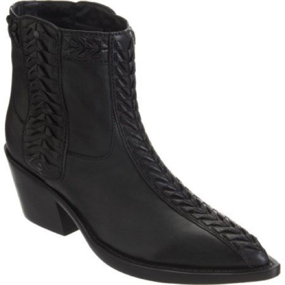 Haider Ackerman Woven Western-Style Ankle Boots